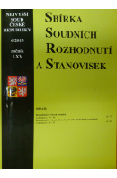 Sbírka soudních rozhodnutí a stanovisek - ...autoři různí/ bez autora