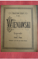 Légende, op. 17. Composittions pour Violon et Piano - WIENIAWSKI Henri