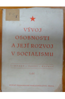 Vývoj osobnosti a její rozvoj v socialismu - LINHART Josef