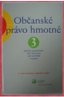 Občanské právo hmotné. Díl čtvrtý: Rodinné právo, díl pátý: Autorské a patentové právo, díl šestý: Dědické právo - KNAPPOVÁ M./ ŠVESTKA J./  DVOŘÁK J.