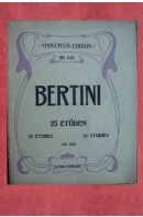 Klavier - Etüden. 25 studien für kleine Hände, op. 100 - BERTINI H.