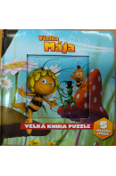 Včelka Mája. Velká kniha puzzle. 5  stran puzzle - ... autoři různí/ bez autora