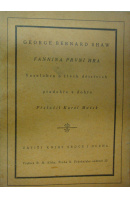 Fannina první hra - SHAW George Bernard