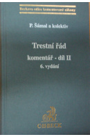 Trestní řád. Komentář II. díl (180 - 471) - ŠÁMAL Pavel