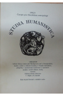 Studia humanistica. Časopis pro filozofickou antropologii 1992/5 - ... autoři různí/ bez autora