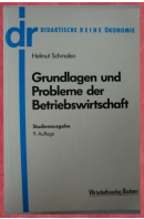 Grundlagen und Probleme der Betriebswirtschaft - SCHMALEN Helmut