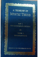 A Treasury of Mystic Terms I. - DAVIDSON John