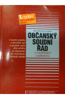 Občanský soudní řád. S vysvětlivkami a judikaturou, 1. vydání - WINTEROVÁ Alena