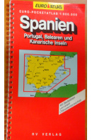 Spanien, Portugal, Balearen und Kanarische Inseln 1:800 000 - ... autoři různí/ bez autora